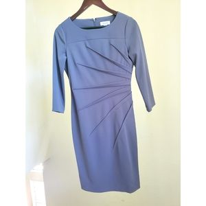 calvin klein | grey office dress